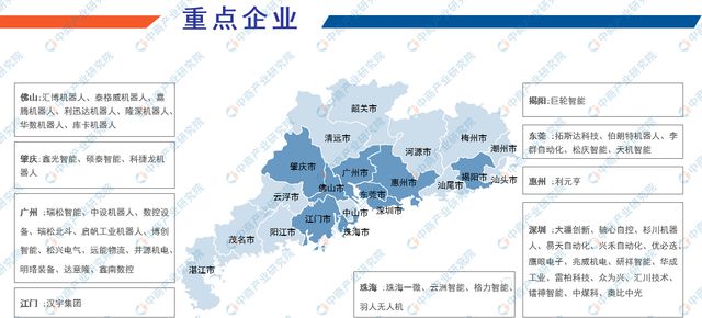 金年会官方陪玩2024年广东智能呆板人家产链全景图谱(图6)